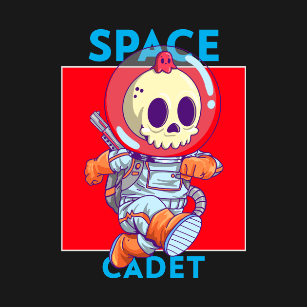 Space Cadet Skeleton by Maria Campana