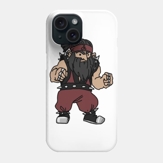 Dwarf Monk Phone Case by NathanBenich