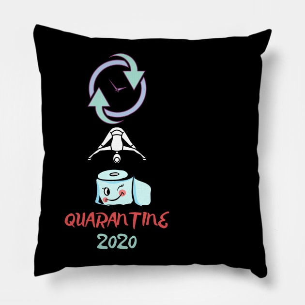 Funny Quarantine 2020 Pillow by Pro-tshirt