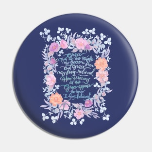 Amazing Grace - Hymn Pin