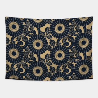 Japanese Geometric Pattern Tapestry