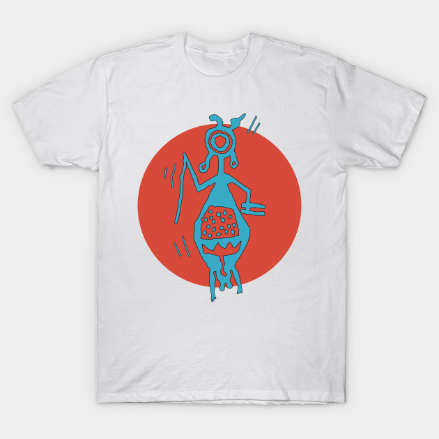 Discover petroglyph blue pet - Petroglyph - T-Shirt