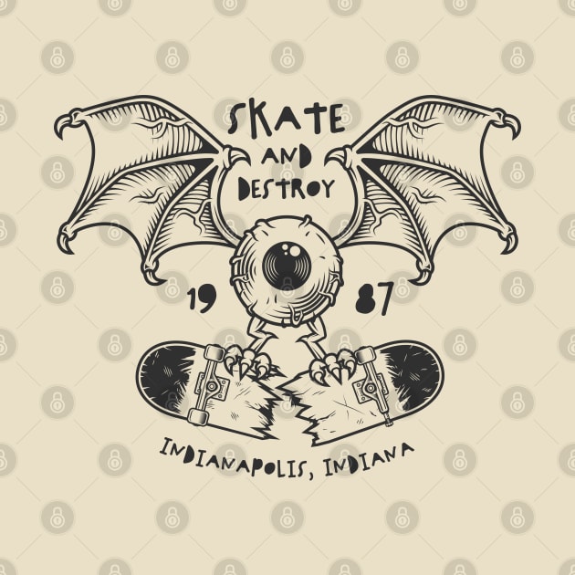 Eye-Bat Skate & Destroy by mynameissavage