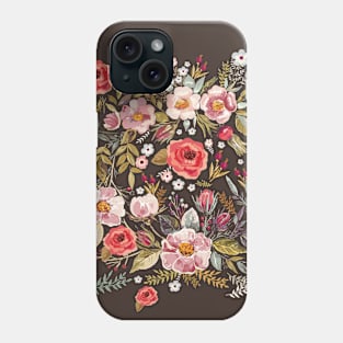 Floral square Phone Case