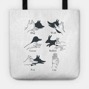 shadow puppets Tote