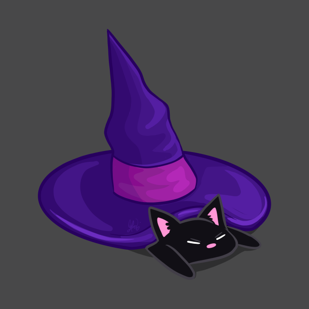 Black Cat Witches Hat Witch Hat Kids TShirt TeePublic