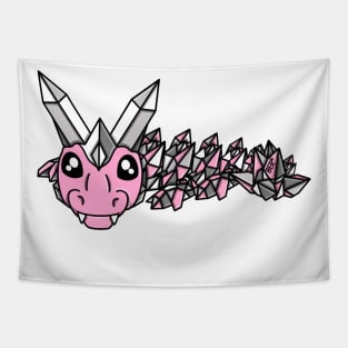 Demigirl Pride Fidget Crystal Dragon Tapestry