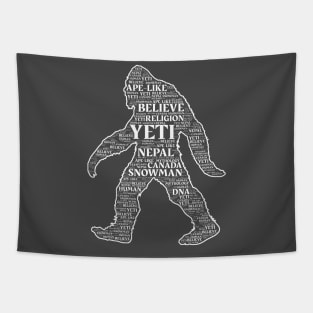 The Many Names of BigFoot Tapestry