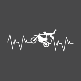 Motocross heartbeat T-Shirt