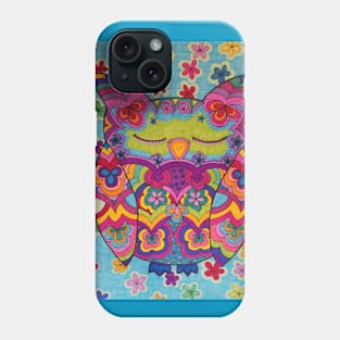 Flower owl Phone Case