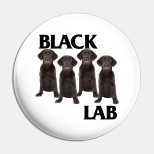 Black Lab Pin