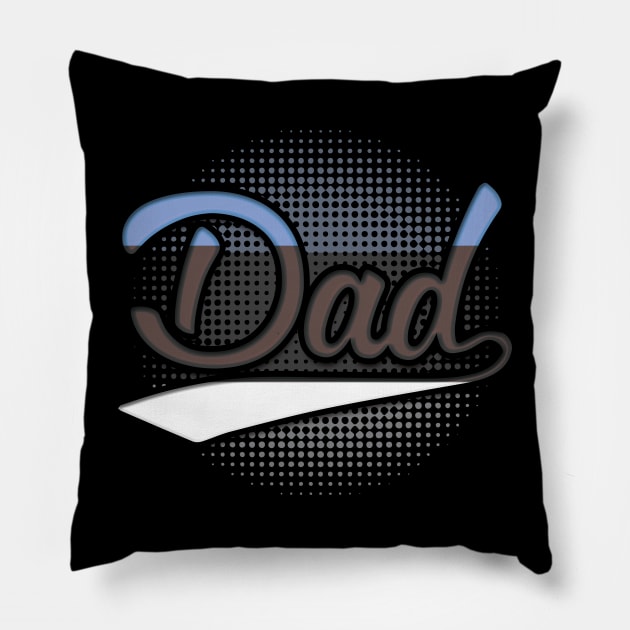 Estonian Dad - Gift for Estonian From Estonia Pillow by Country Flags