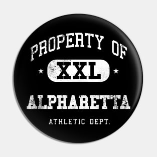 Alpharetta Vintage Distressed College Property XXL Pin