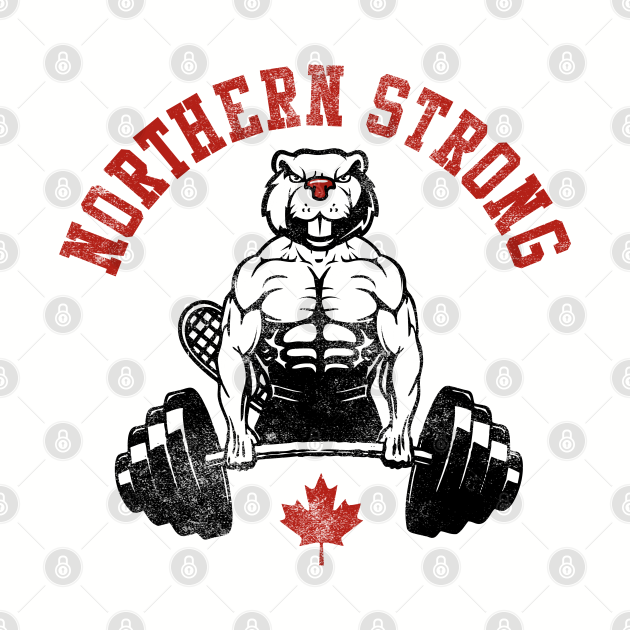 Northern Strong Weight Lifting Canadian Gym Beaver - Canadian - Phone