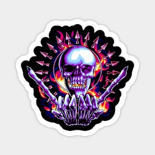 Metalhead Spirit Skull Magnet