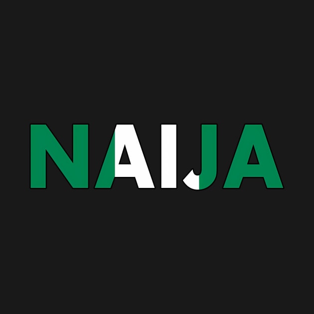 Nigerian Pride Flag Naija by Weirdcore