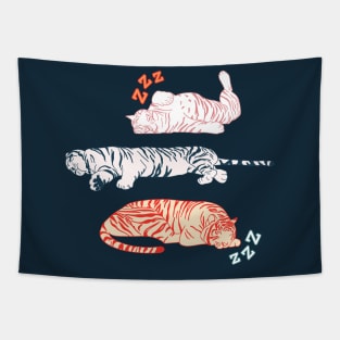 Snoozing Tigerzz Tapestry