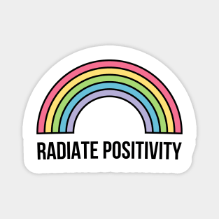 Radiate Positivity T-Shirt Positive Inspiration Tee Magnet