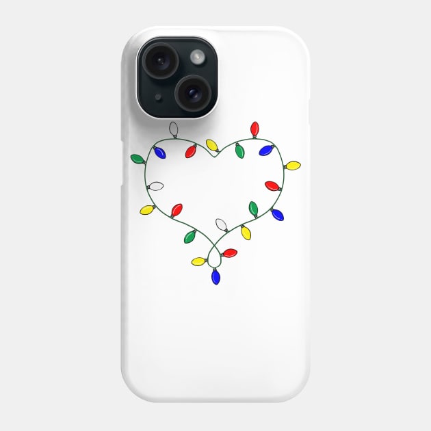 Holiday Love - Tis the Season: Christmas Lights Phone Case by pbDazzler23