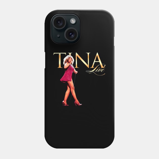 Tina Turner t-shirt Phone Case by Tomblo