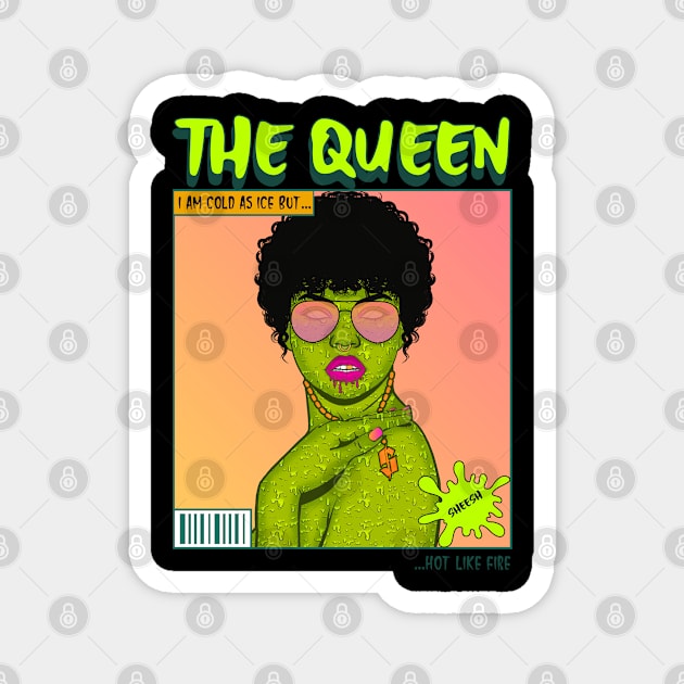 HipHop Urban Queen Style Streetwear Magnet by DAGHO