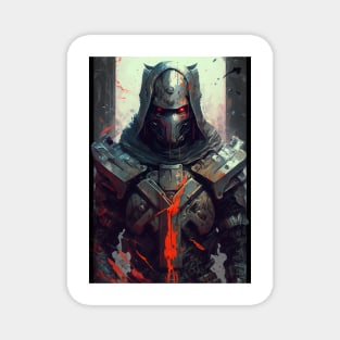 Cyborg Knight Magnet