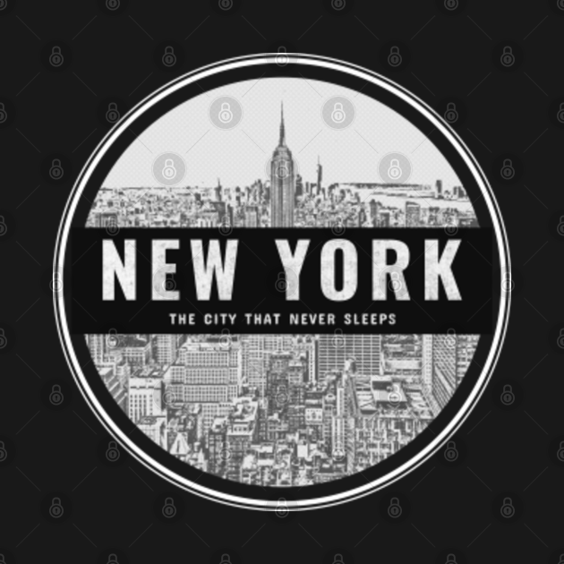 New York - The City That Never Sleeps - New York - T-Shirt | TeePublic