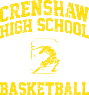 Crenshaw High School Cougars Basketball Magnet