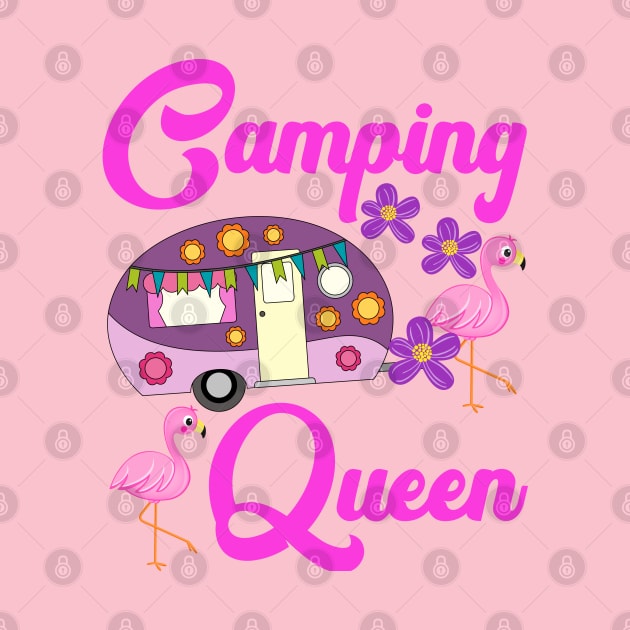 Camping Queen Flamingo by BaliChili