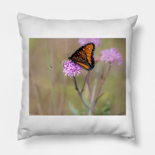 Queen Upon the Flowers Pillow