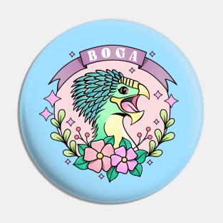 Boga Portrait Pin