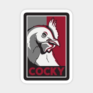 Cocky Rooster // Funny Vintage Rooster Magnet