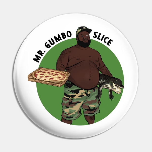 Mr Gumbo Slice Pin by DeathAnarchy