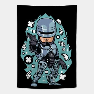 Chibi Robocop Tapestry