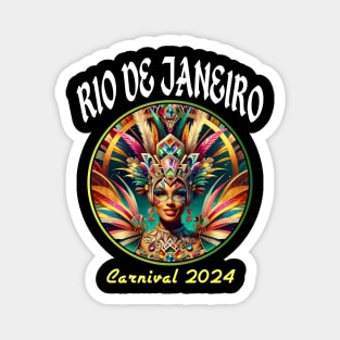 2024 Rio De Janeiro Brazil Carnival Performer Magnet