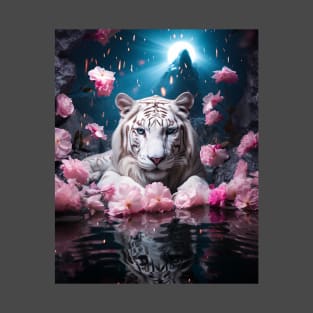 Resting White Tiger 2 T-Shirt