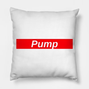 Pump // Red Box Logo Pillow