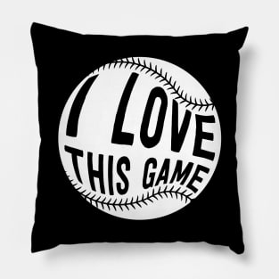 I Love This Game Pillow