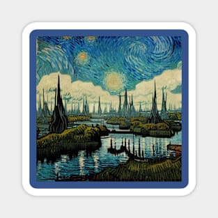 Starry Night in Kashyyyk Magnet