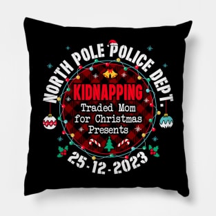 North Pole Police Dept Traded Mom for Christmas Pillow