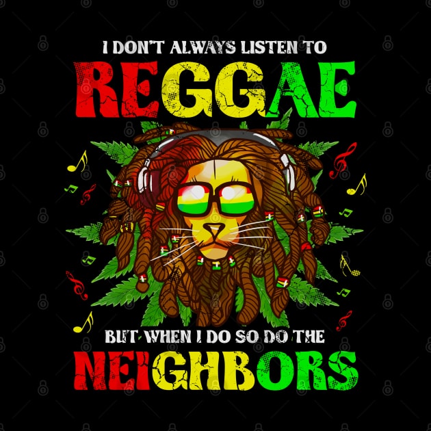 Reggae Music Lion Funny Quotes Humor Sayings by E