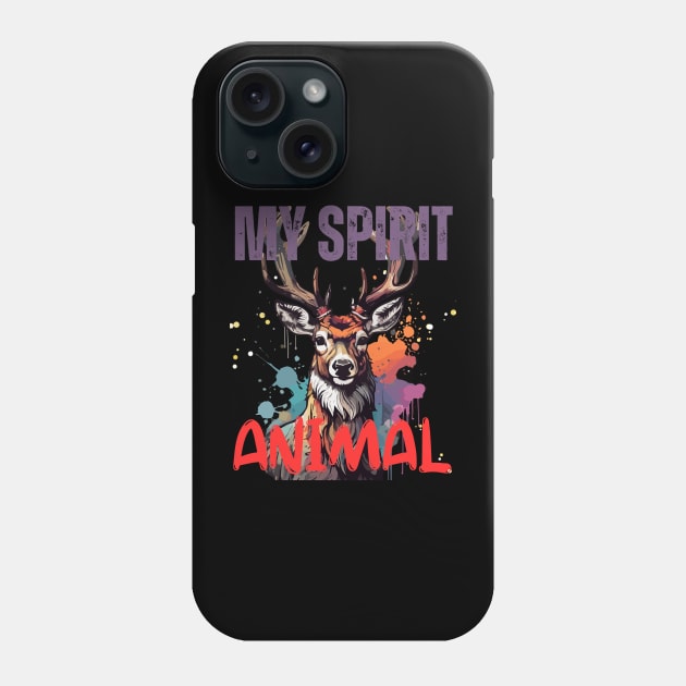 Deer Spirit Animal Phone Case by Ironclaw