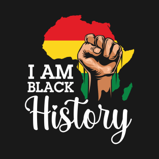 Afrinubi - I Am Black History T-Shirt