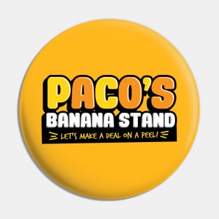 Paco's Banana Stand Pin