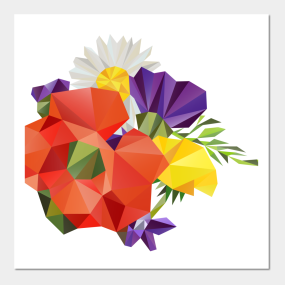 Bouquet De Fleur Posters And Art Prints Teepublic
