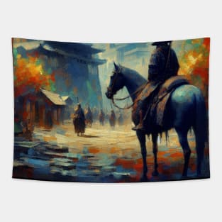 Impressionism - Horsemen Tapestry