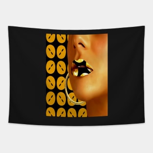 Golden buttons Tapestry