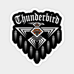 Thunderbird White Magnet