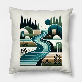 Forest River Tranquility Pillow