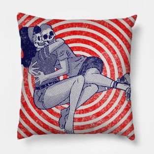 Retro Skulls Pillow